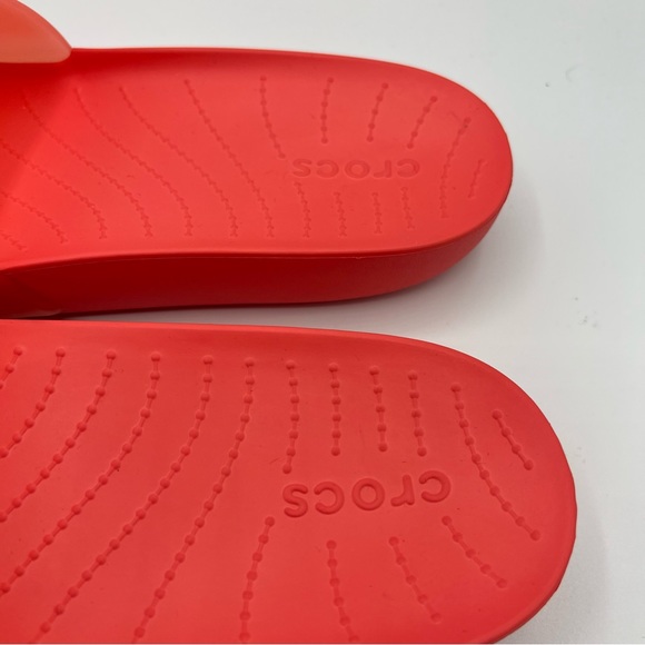 Crocs Woman's Splash Slides Neon Watermelon US W11 - Picture 11 of 13